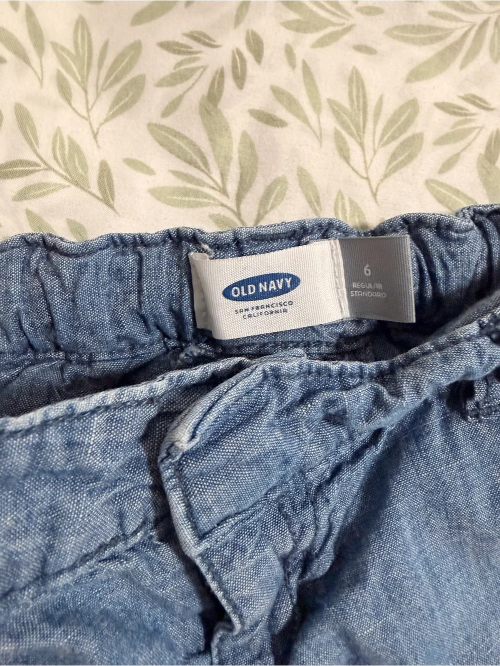 Old Navy Light Blue Denim Casual Shorts